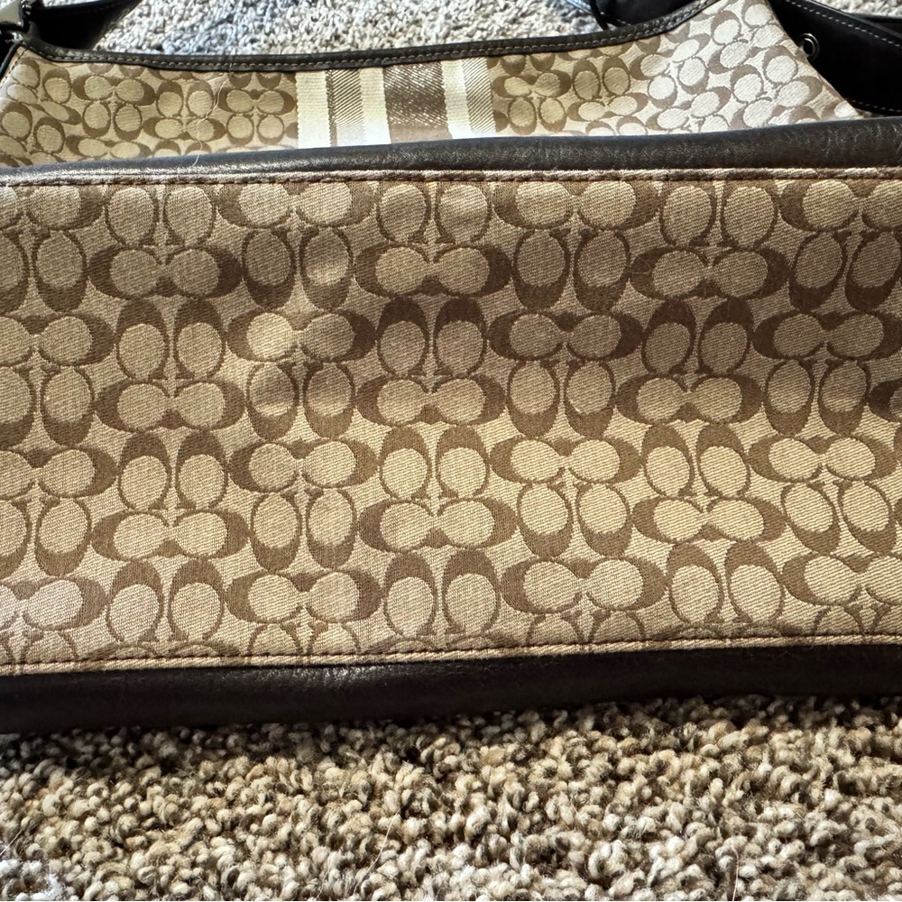 Coach Legacy Duffle Bucket Shoulder Bag, Brown - Picture 10 of 16
